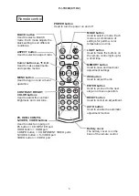 Предварительный просмотр 5 страницы Hitachi PJ TX300 - Cine Master - LCD Projector Service Manual