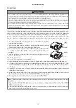 Предварительный просмотр 22 страницы Hitachi PJ TX300 - Cine Master - LCD Projector Service Manual