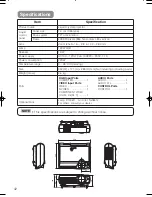 Предварительный просмотр 52 страницы Hitachi PJTX10E User Manual