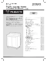 Hitachi PS-80JS TH Instruction Manual preview