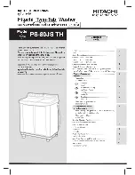 Preview for 1 page of Hitachi PS-80JS TH Instruction Manual