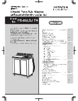 Предварительный просмотр 1 страницы Hitachi PS-85LSJ TH Instruction Manual