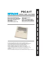 Preview for 1 page of Hitachi PSC-A1T Installation And Operation Manual
