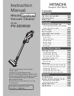 Hitachi PV-XEH900 Instruction Manual preview