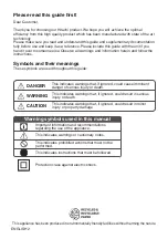 Hitachi PV-XH850M User Manual предпросмотр