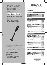 Preview for 1 page of Hitachi PV-XL300J Instruction Manual