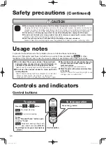 Preview for 8 page of Hitachi PV-XL300J Instruction Manual