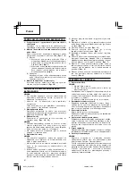 Preview for 28 page of Hitachi R 14DL Handling Instructions Manual