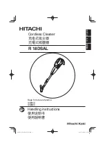 Hitachi R 18DA Handling Instructions Manual предпросмотр