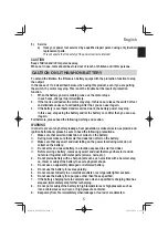 Предварительный просмотр 5 страницы Hitachi R 18DA Handling Instructions Manual