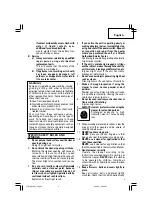 Предварительный просмотр 5 страницы Hitachi R 18DL Safety Instructions And Instruction Manual