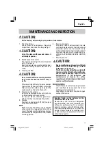 Предварительный просмотр 13 страницы Hitachi R 18DL Safety Instructions And Instruction Manual