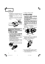 Preview for 24 page of Hitachi R 18DL Safety Instructions And Instruction Manual