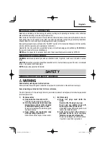 Предварительный просмотр 3 страницы Hitachi R 18DSAL Safety And Instruction Manual