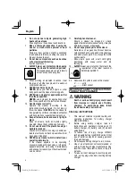 Preview for 6 page of Hitachi R 18DSAL Safety And Instruction Manual