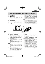 Preview for 17 page of Hitachi R 18DSAL Safety And Instruction Manual