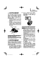 Preview for 29 page of Hitachi R 18DSAL Safety And Instruction Manual