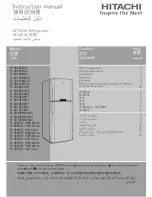 Предварительный просмотр 1 страницы Hitachi R-4000HT PWH White Instruction Manual