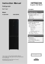 Hitachi R-BX380PH9 Instruction Manual предпросмотр