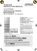 Hitachi R-G420KH Instruction Manual preview