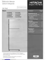 Hitachi R-H310PND4K Instruction Manual preview