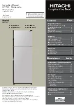 Hitachi R-H310PRU4 Instruction Manual preview