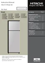 Предварительный просмотр 1 страницы Hitachi R-H350P4M Instruction Manual