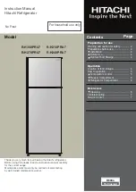 Hitachi R-H350PRU7 Instruction Manual preview