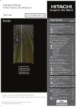 Hitachi R-M700AGP4MSX Instruction Manual preview