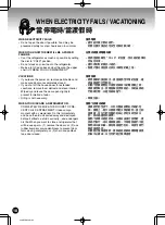 Preview for 18 page of Hitachi R-N35WS Use And Care Instructions Manual