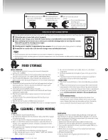 Preview for 7 page of Hitachi R-S31SVG Use And Care Instructions Manual