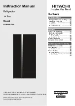 Preview for 1 page of Hitachi R-S600PTH0 Instruction Manual