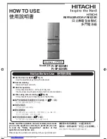 Hitachi R-SF42XMH User Manual preview