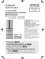 Hitachi R-SF45EMH How To Use Manual preview