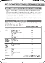 Предварительный просмотр 58 страницы Hitachi R-SF55XMH How To Use Manual