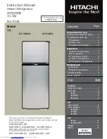 Preview for 1 page of Hitachi R-T170E4H Instruction Manual