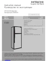 Preview for 1 page of Hitachi R-T312EU1 Instruction Manual