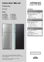 Preview for 1 page of Hitachi R-VX350PF Instruction Manual