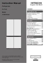 Preview for 1 page of Hitachi R-WB640VRU0X Instruction Manual