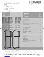 Preview for 1 page of Hitachi R-Z15AG7 Instruction Manual