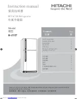 Hitachi R-Z527 Instruction Manual preview