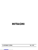 Preview for 11 page of Hitachi R-Z570ARU7 Service Manual