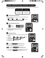 Предварительный просмотр 7 страницы Hitachi RA-08HDF1 Operation And Installation Manual