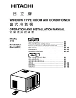 Hitachi RA-08JDF2 Operation And Installation Manual предпросмотр