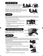 Preview for 17 page of Hitachi RA-08KDF Operation And Installation Manual