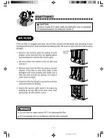 Предварительный просмотр 7 страницы Hitachi RA-08KF Operation And Installation Manual