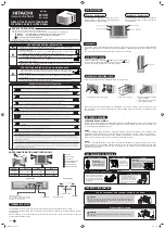 Hitachi RA-08LDF Operation And Installation Manual preview