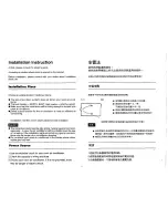 Preview for 9 page of Hitachi RA-23JS Installation Instructions Manual