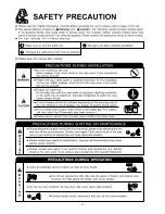 Предварительный просмотр 2 страницы Hitachi RAC-07BH2 Instruction And Installation Manual