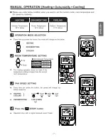 Предварительный просмотр 7 страницы Hitachi RAC-07BH2 Instruction And Installation Manual